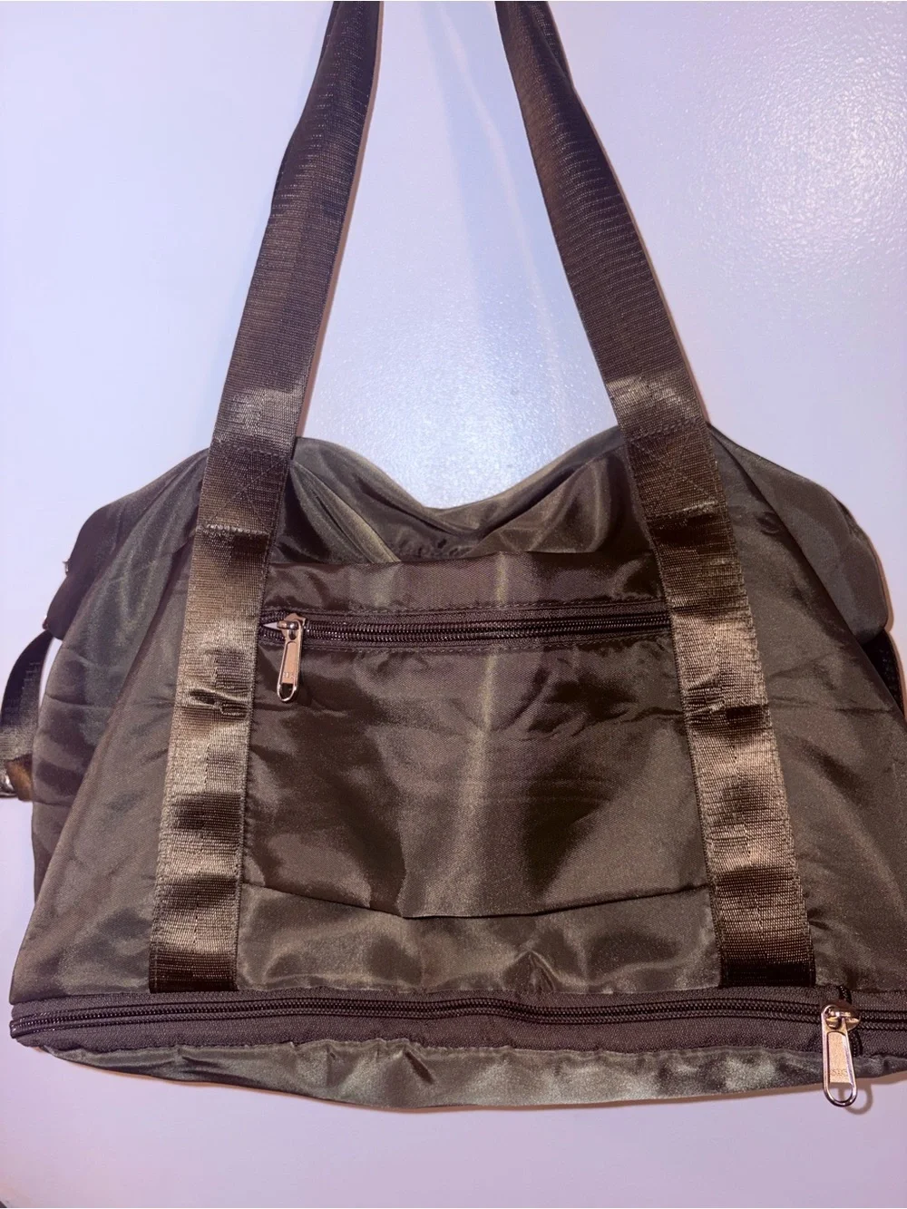 Olive Green Men's Weekend Duffle Bag